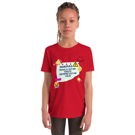 Camiseta Kids KARLINGCROSS Nuestras Normas - 6 Colores